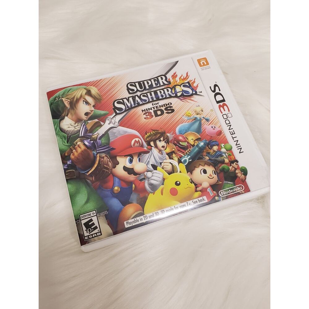 NO GAME CASE ONLY Super Smash Bros 3DS Case and Manual Only‎ NO GAME